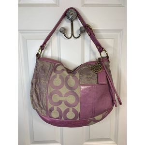 Coach Ali Patchwork Pieced Hobo Bag in Lilac 13643